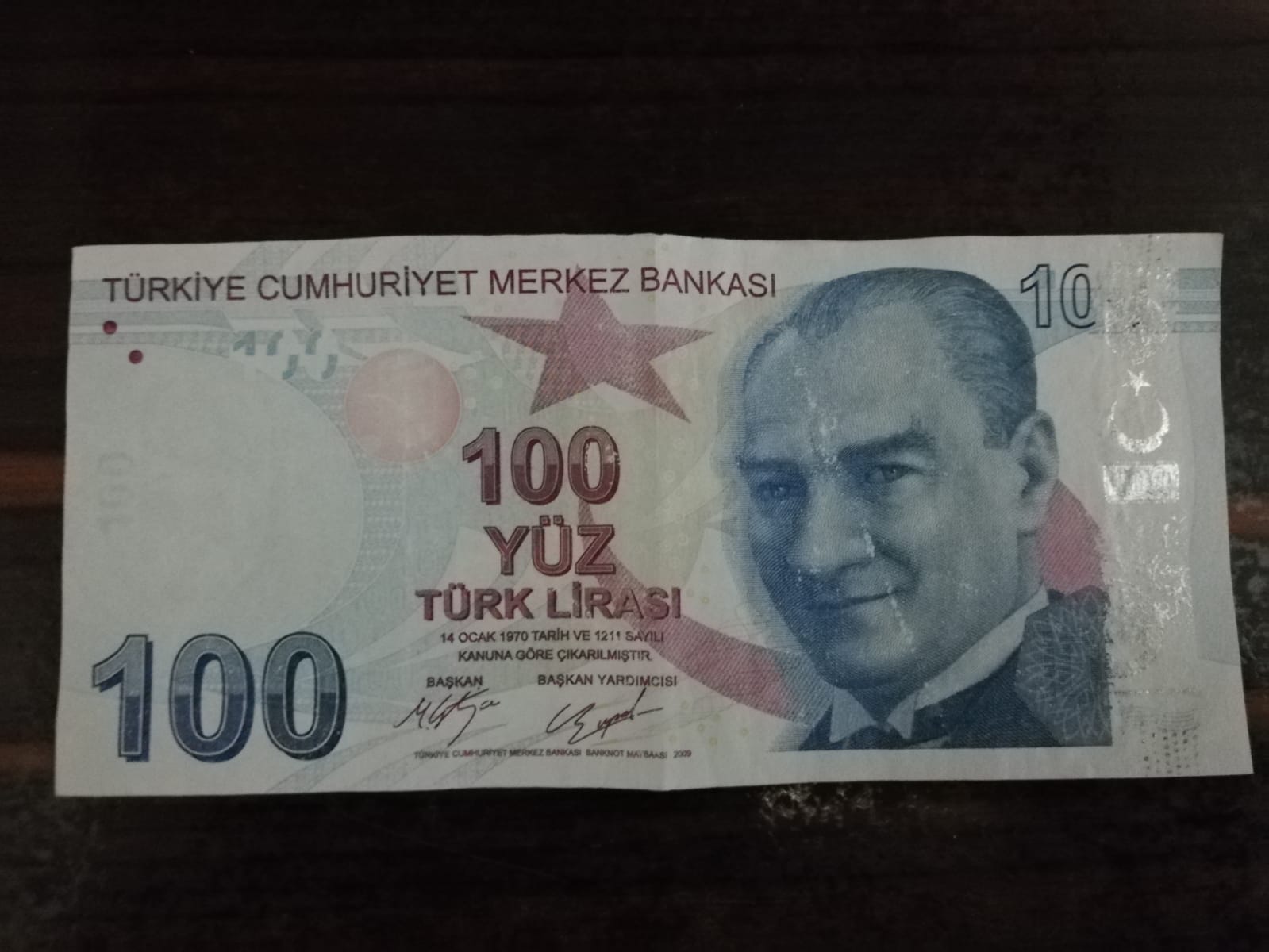 Hatalı basılmış para 100 tl Eski Param